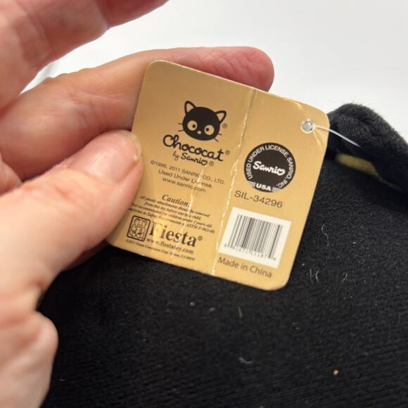 Chococat Black Cat Sanrio Fiesta 1996, 2011 Plush Doll Stuffed Toy w/ Tag - Picture 6 of 7